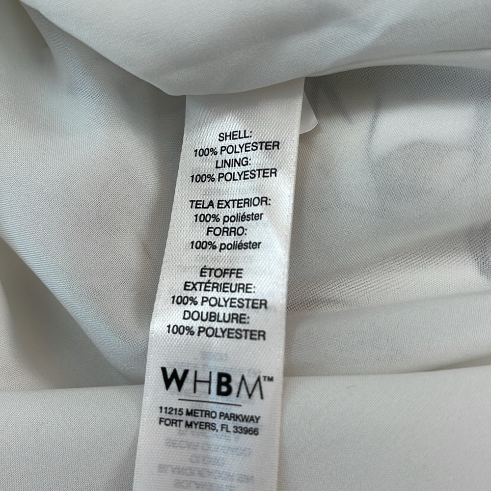 WHBM FLORAL PRINT BLOUSE - Picture 11 of 11